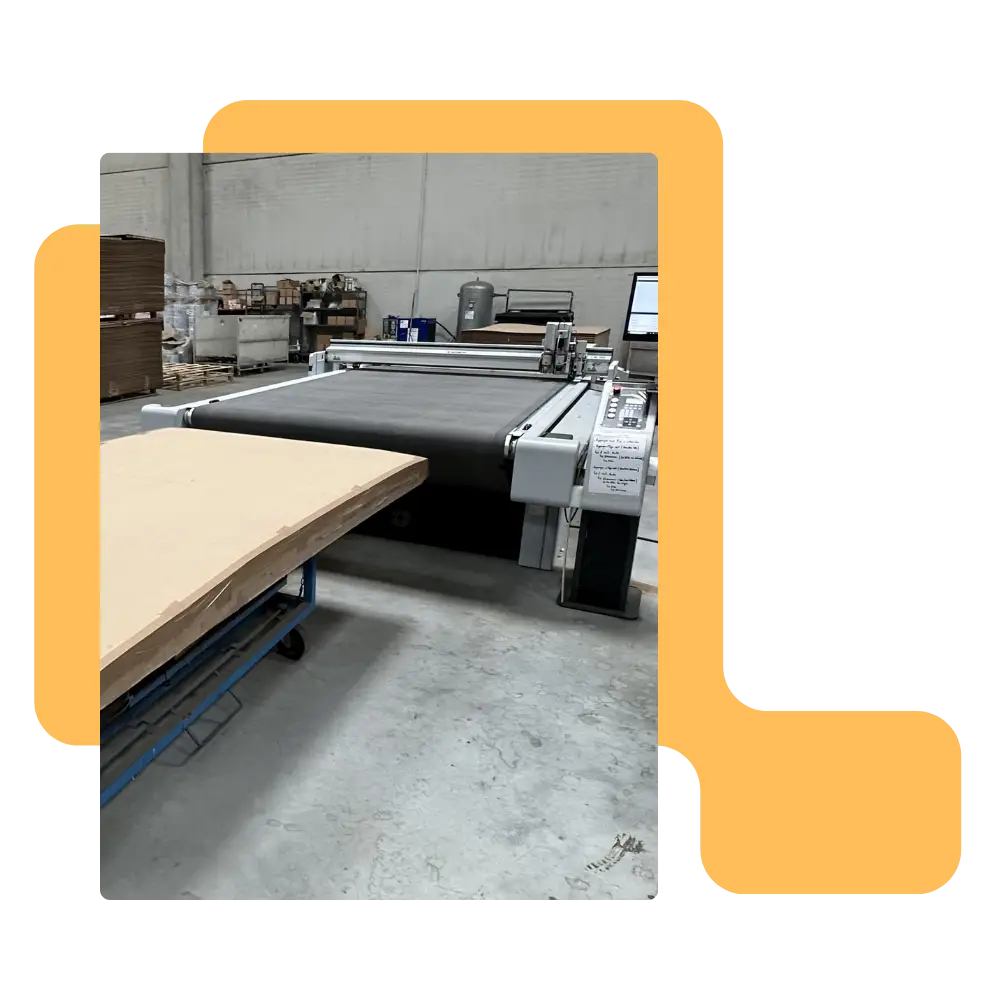 machine découpe carton pour recondionnement